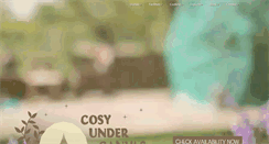 Desktop Screenshot of cosyundercanvas.co.uk